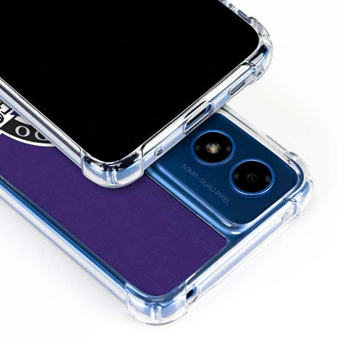 MLB Colorado Rockies Split Moto G 5G (2024) Clear Case